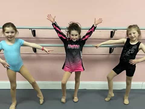 a group of girls dancing