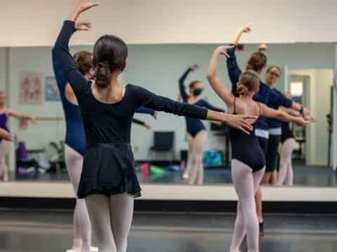 a group of women dancing