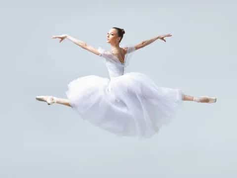 a woman in a white dress