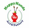 Happy Hands Art & Pottery company logo