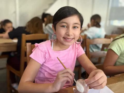 a person sitting at a table