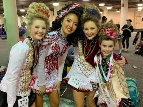 a group of women in garment