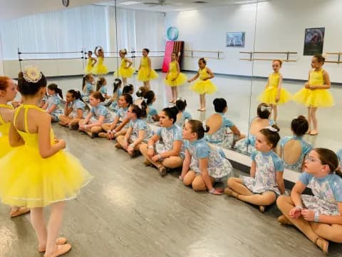 a group of children in a room