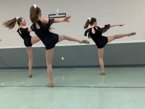 a group of women dancing