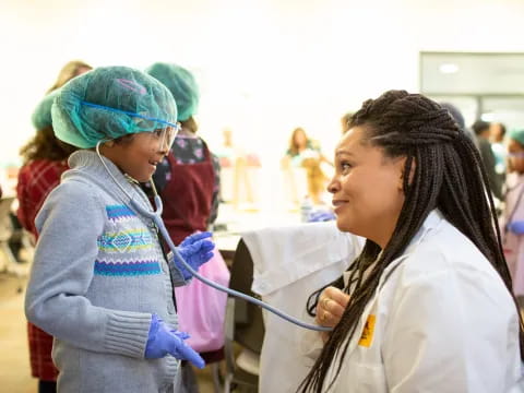 a few women in a room