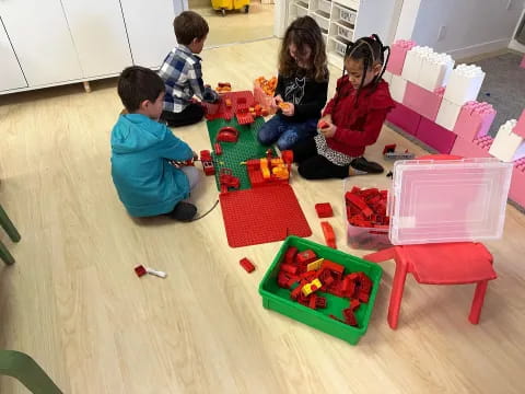 children playing with toys