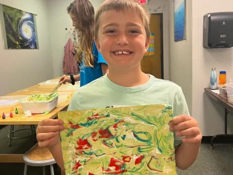 a girl smiling at the camera