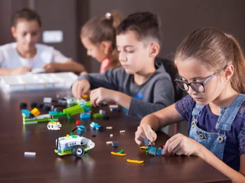 children playing with toys