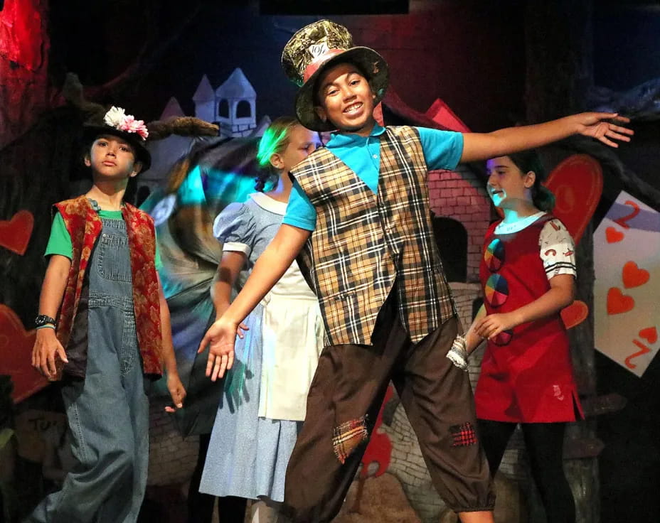 a group of people dancing