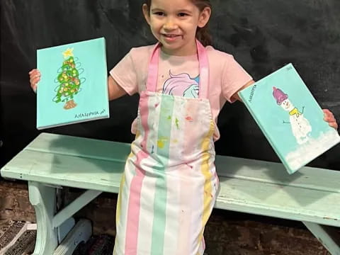 a girl holding a book
