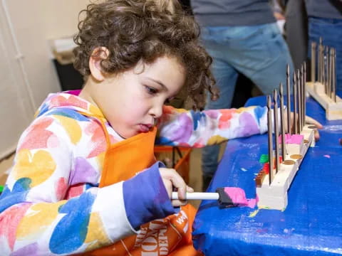 a child playing with toys