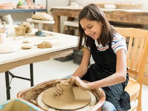 a person making a cake