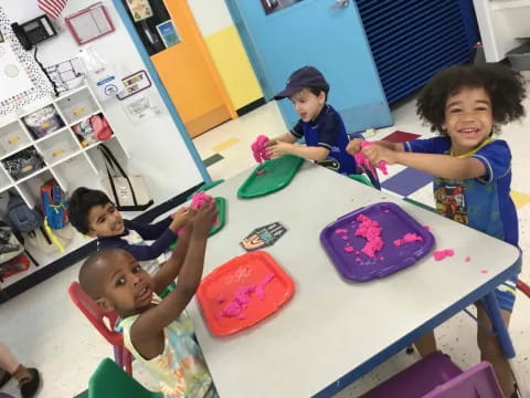 kids playing with toys