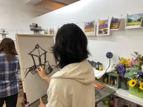 a person holding a gun