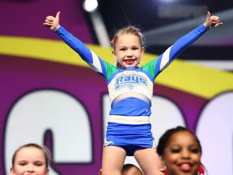 a person in a blue uniform