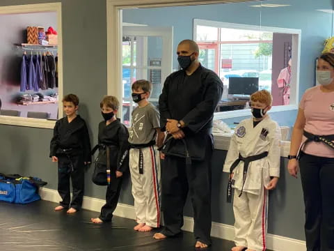 a group of people in garment