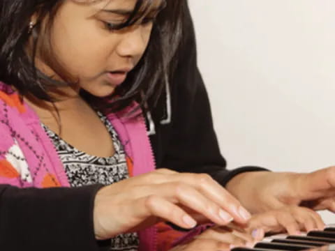a woman using a tablet