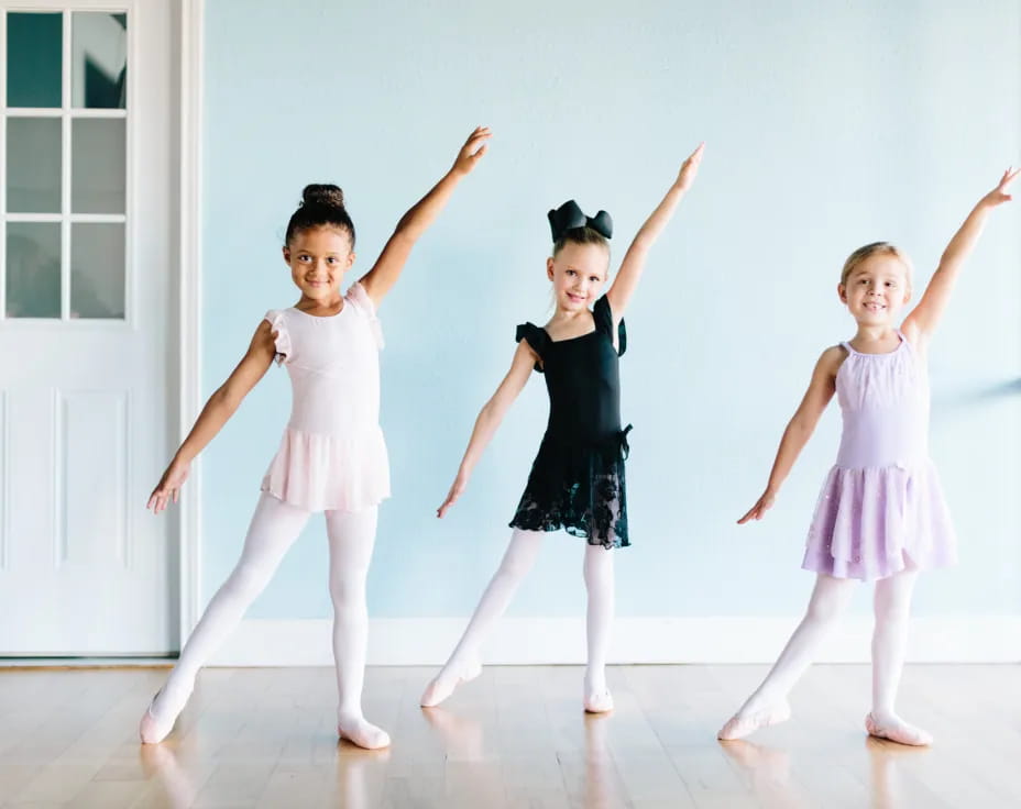 a group of girls dancing