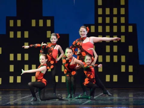 a group of people on a stage