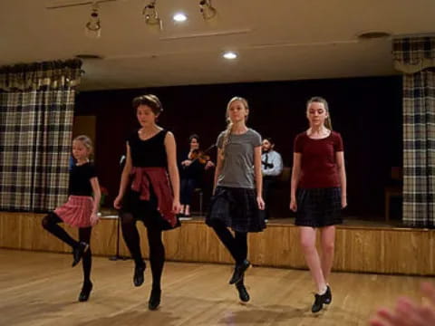 a group of women dancing