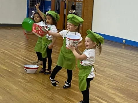 a group of children in clothing