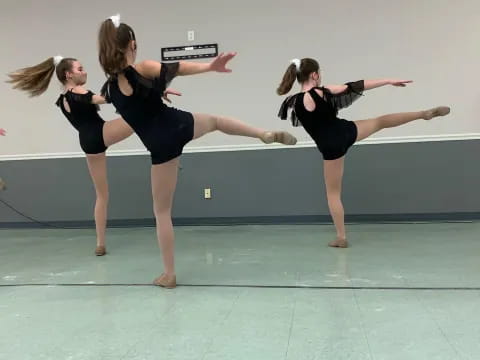 a group of women dancing