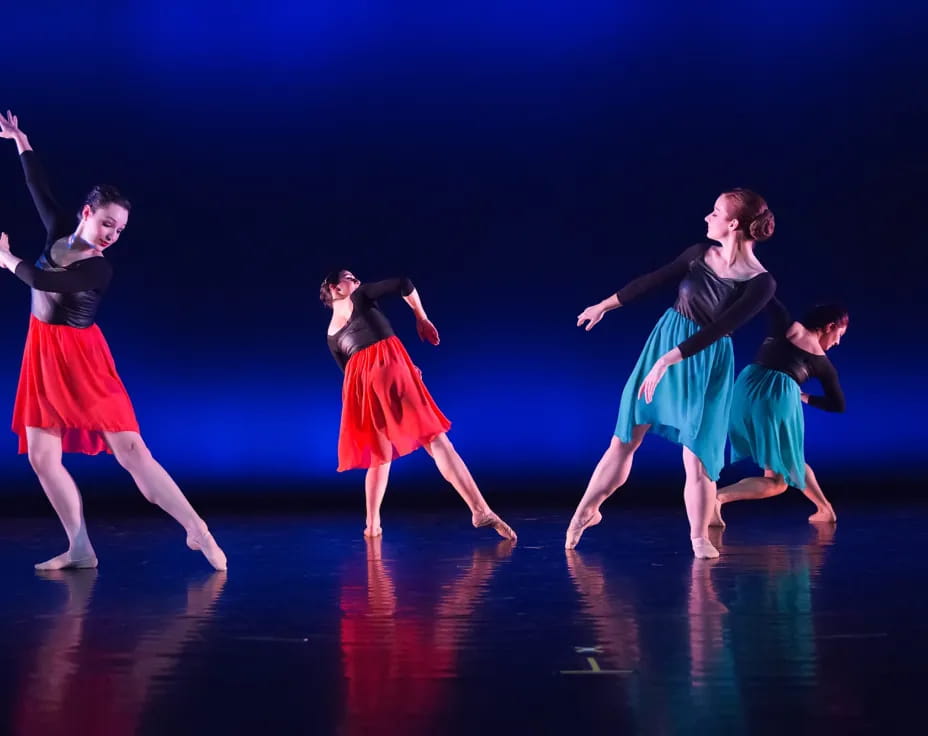 a group of people dancing