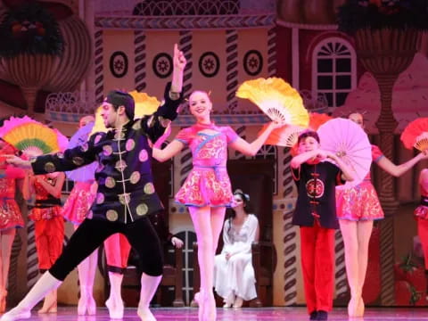 a group of people on a stage