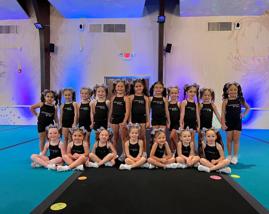 a group of women posing for a photo