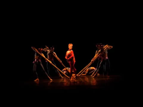 a group of people on a stage