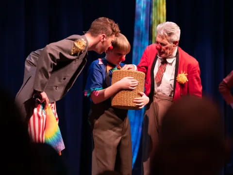 a person holding a gift box