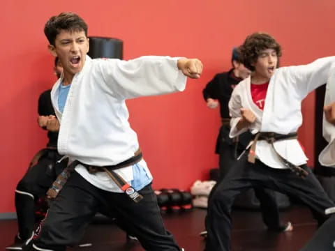 a group of men dancing