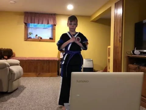 a person in a garment