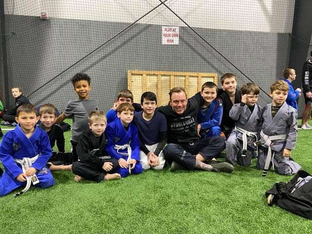 a group of people posing for a photo