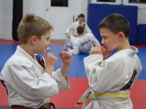 a couple of boys in uniform