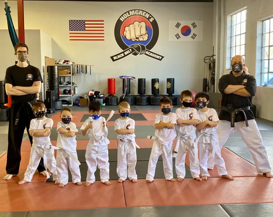 a group of kids in uniform