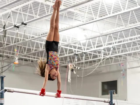 a person doing a high jump