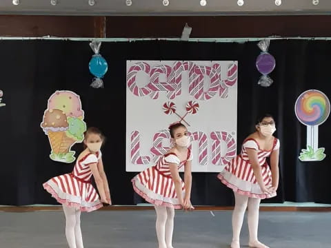 a group of girls in clothing