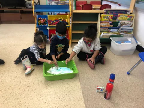 children playing with toys