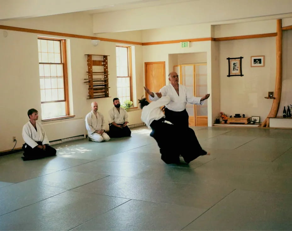 a group of men in a room