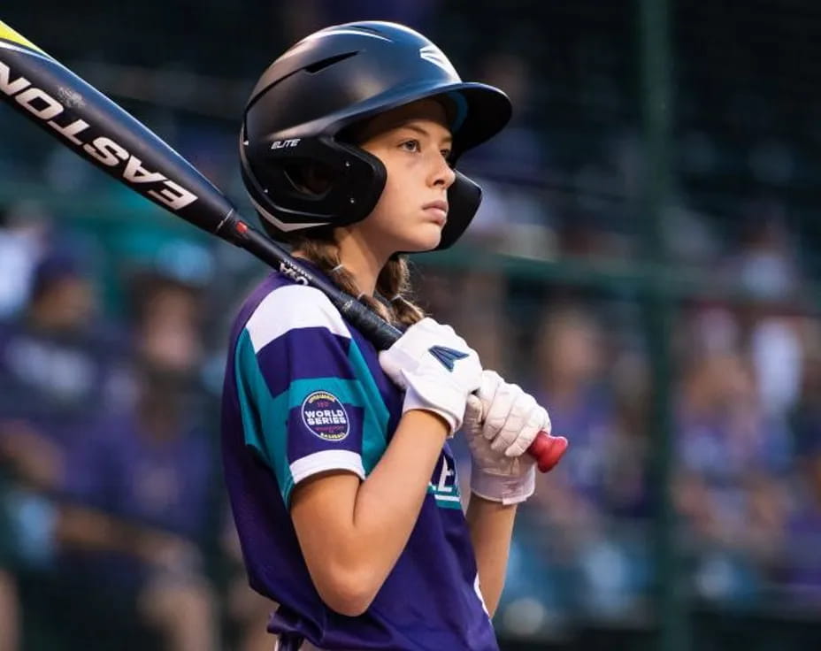 a person holding a baseball bat