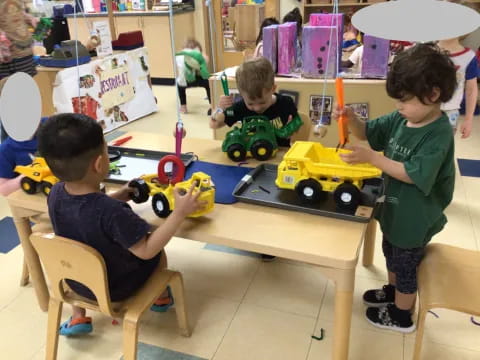 kids playing with toys