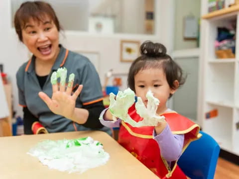 a person and a child