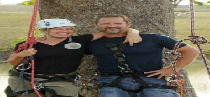 a person sitting in a hammock