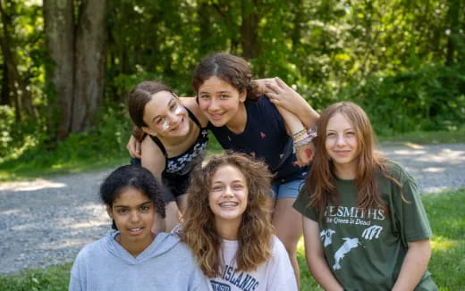 a group of people posing for a photo