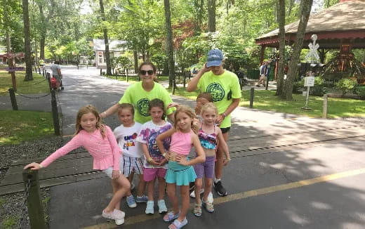 a group of people posing for a photo