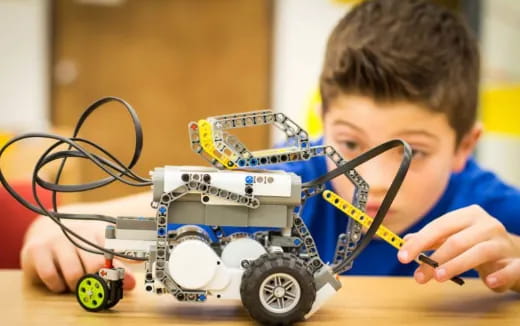 a group of people playing a game