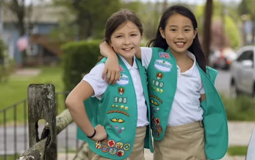 a group of girls posing for a picture