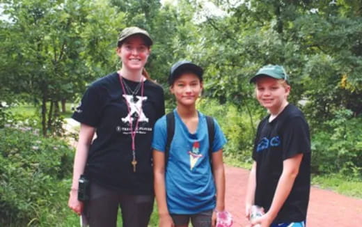 a group of people posing for the camera