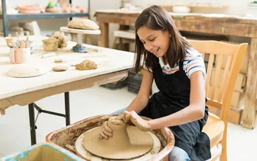 a person making a cake